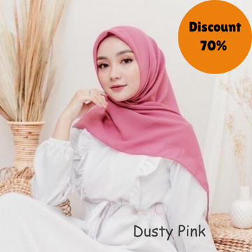 (MADINA) Jilbab Bella Square Premium | Hijab Kerudung Segi Empat Bahan Halus Adem Kekinian
