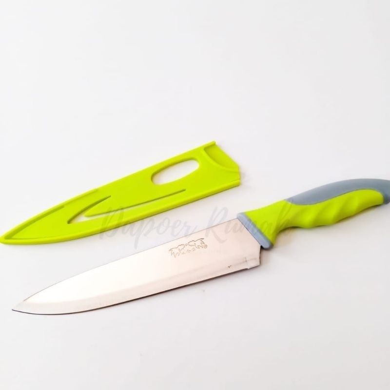 Pisau Dapur Stainles / Pisau Daging YING GUNS Hijau