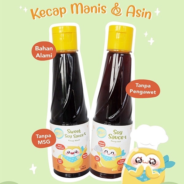 

Grouu - Cooking Sauces - Soy Sauce, Kecap MPASI Organik, Bumbu MPASI - NO MSG
