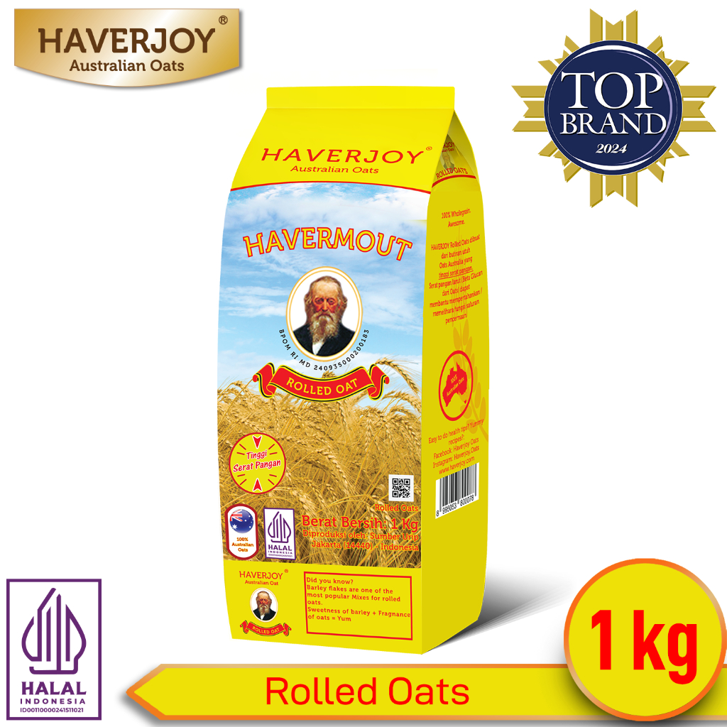 

Haverjoy Rolled Oats 1 kg