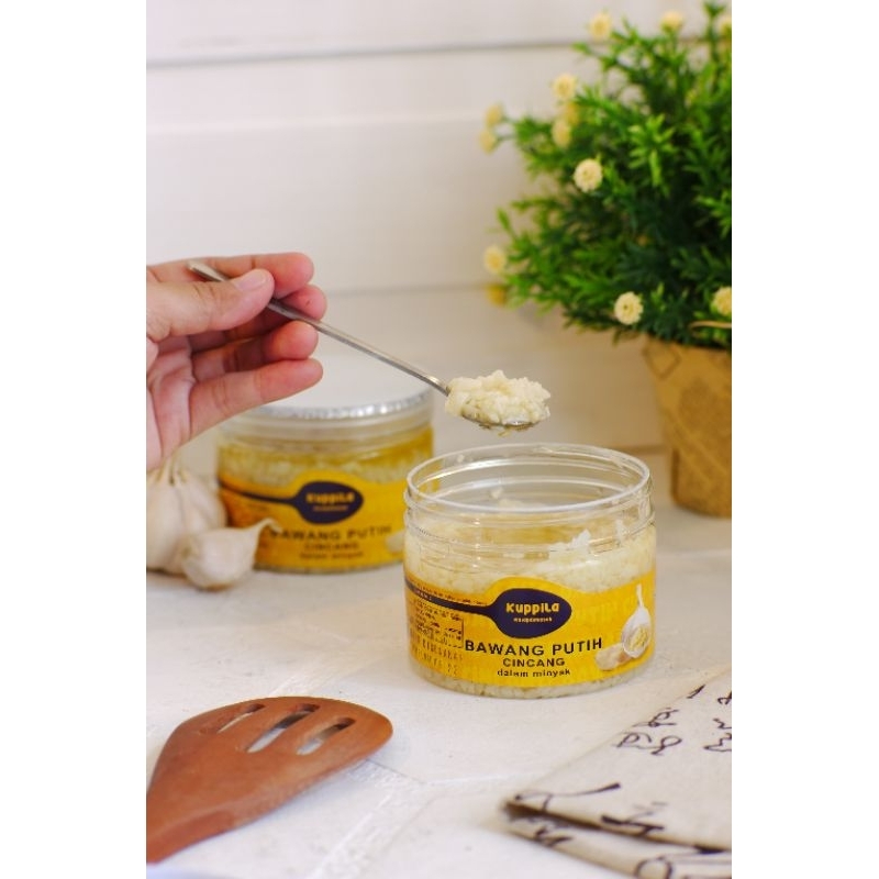 

Kuppila Bawang Putih Cincang Jar 200gr