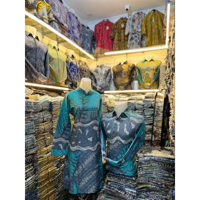 baju batik cowok lengan panjang ukuran M,L,XL,XXL