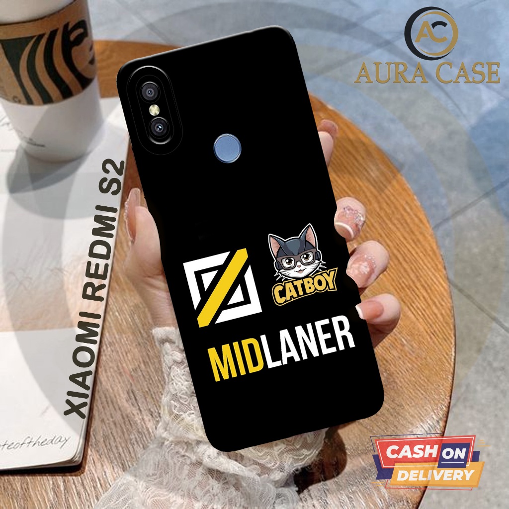 AURA CASE - Softcase XIAOMI REDMI S2 - GAMING Case - Case XIAOMI REDMI S2 - Casing Hp XIAOMI REDMI S