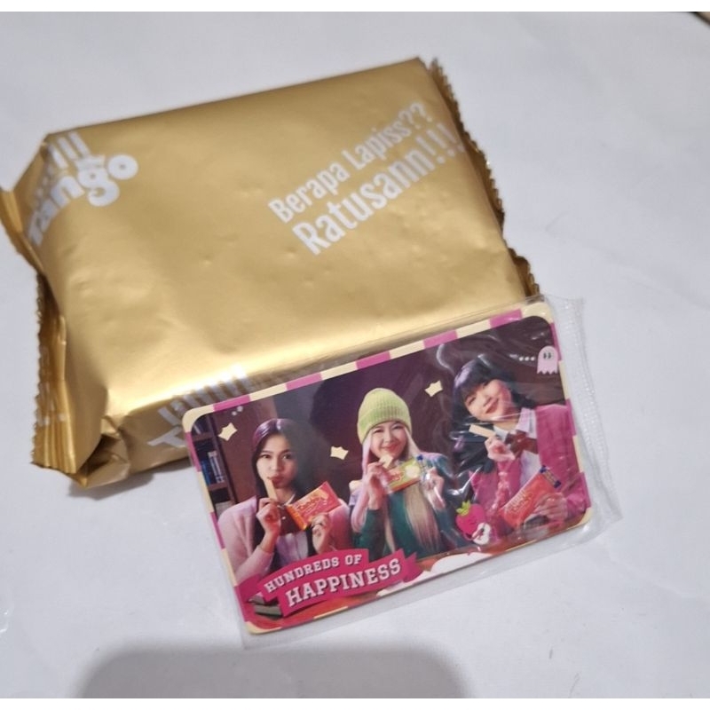 PC Photocard Official Tango x JKT48 Marsha, Feni dan Kathrina