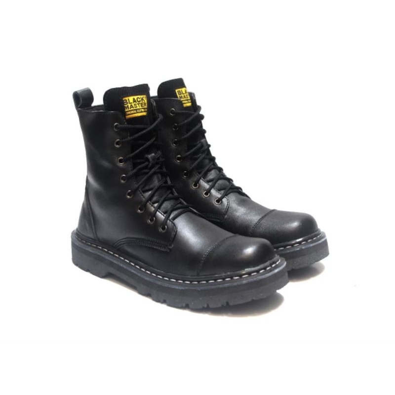 Sepatu Boots Pria Kuli Asli BM island - sepatu touring - sepatu motor - boots casual