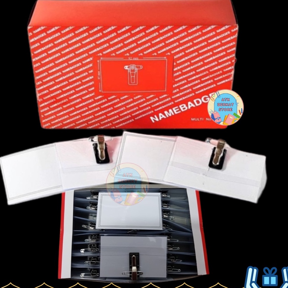 

5pcs Name Tag ID badge Multi tebal KODE E2W8