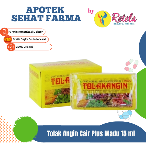 

Tolak Angin Cair Plus Madu 15 ml