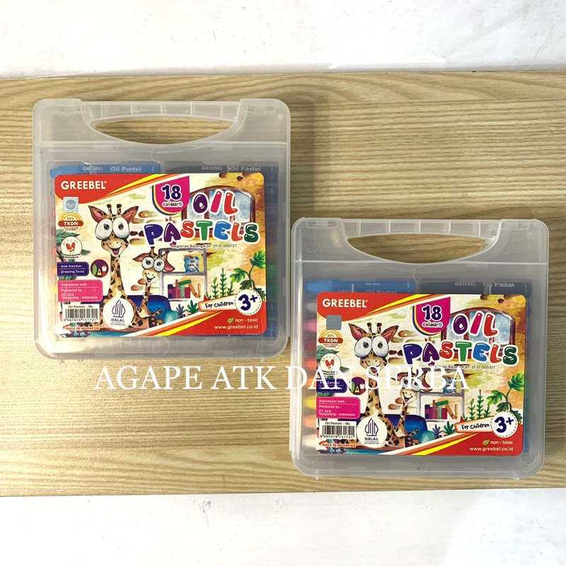 

CRAYON GREEBEL / OIL PASTEL GREEBEL ISI 18 WARNA