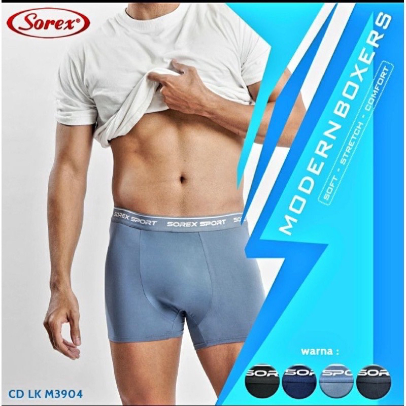 YANTI98 - BOXER SOREX LAKI M3904 Sorex Boxer Laki CD LK M3904 Sorex Man Sport CD Boxer Pria LK M3904
