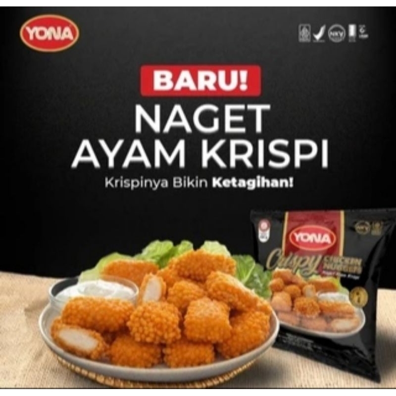 

Yona Nugget Crispy 500gram