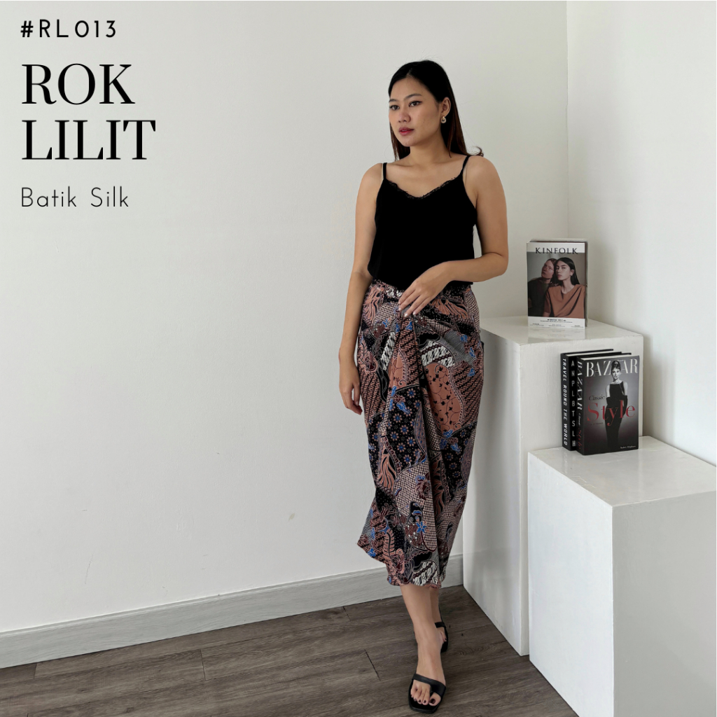 ROK DAN KAIN LILIT BATIK UNTUK PESTA BAHAN BABY TOUCH ALLSIZE