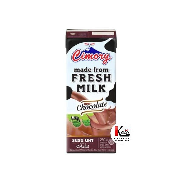 

susu cimory uht fresh milk 250ml chocolate