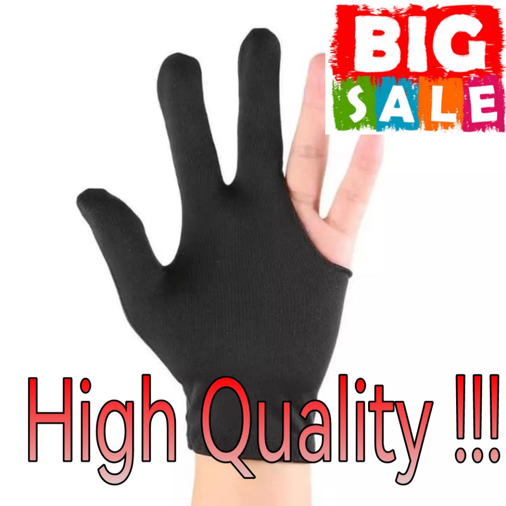 

Grosir 10pcs Sarung tangan billiard biliar hand glove billiar biliard gloves wholesale high quality berkualitas (by Kantor)