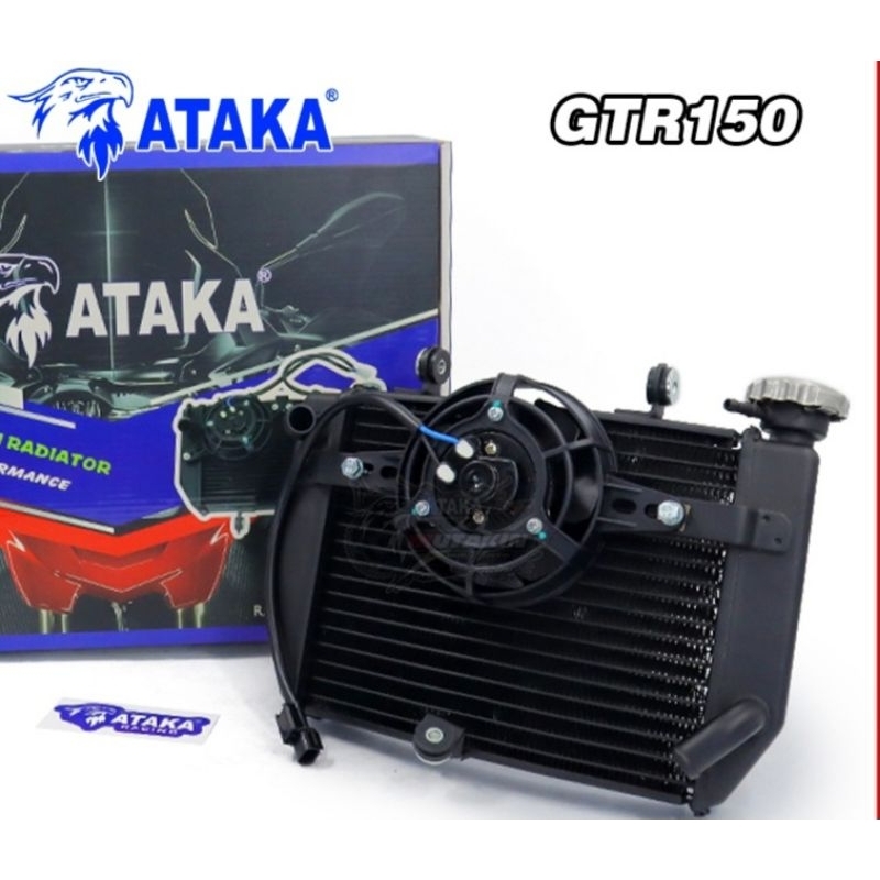 Radiator big besar jumbo 1 kipas supra gtr ataka racing.
