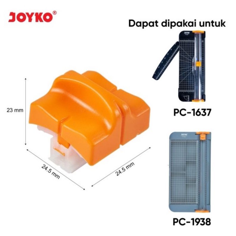 

SERBA SERBI Refill Pisau Untuk Alat Pemotong Kertas Joyko PC1637 Blade1