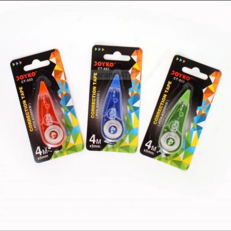 

MANTAP CORRECTION Tipex Roll JOYKO CT533 TIPE EX Kering Tip X Kertas