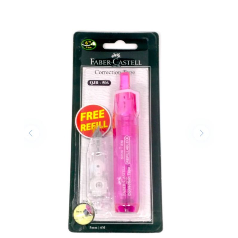

Correction Tape QJR-506/Tipex kertas Faber Castell