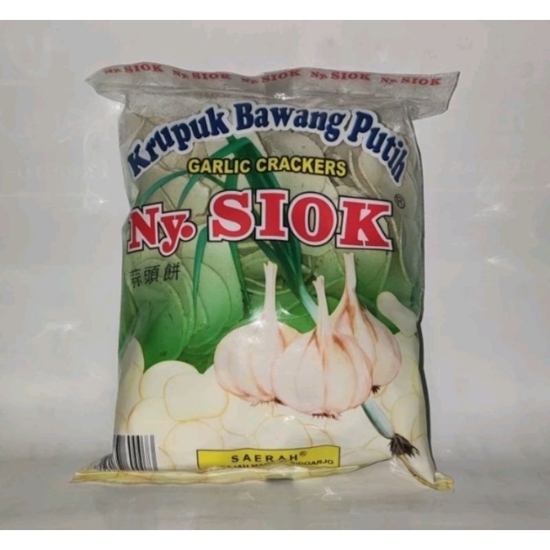 

Krupuk Bawang Putih Ny Siok 500 Gram