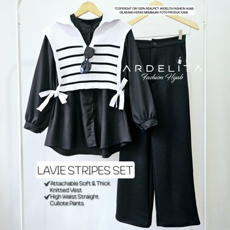 LAVIE SET OOTD REMAJA WANITA DEWASA SETELAN KEREN KEKINIAN ORIGINAL ARDELITA FASHION HIJAB PREMUM QU