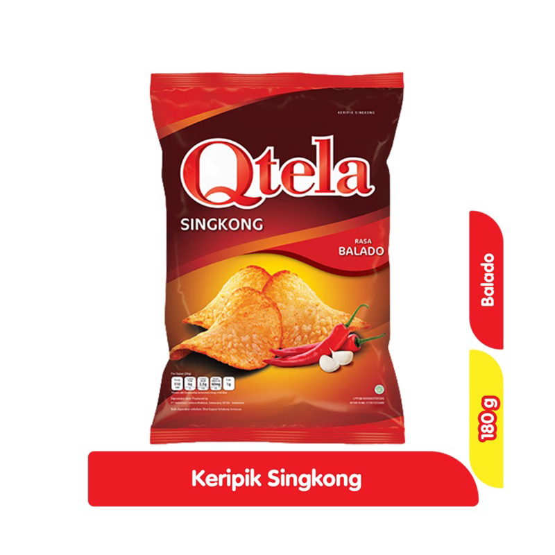 

Qtela Keripik Singkong Balado 180g