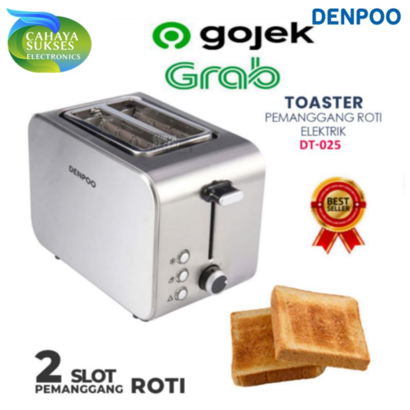 Denpoo Oven Toaster Listrik Pemanggang Roti - DT 025