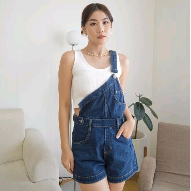 BELVA DENIM JUMPSUIT - JUMPSUIT DENIM - JUMPSUIT JEANS - JEANS JUMPSUIT - DENIM JUMPSUIT - JUMPSUIT 