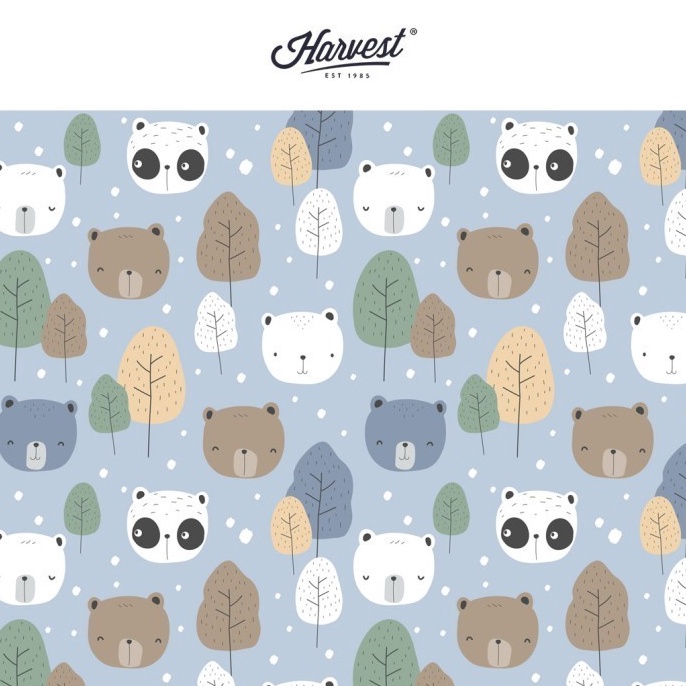 

HEMAT Kertas Kado Baby New Born Harvest Baby Land Bear