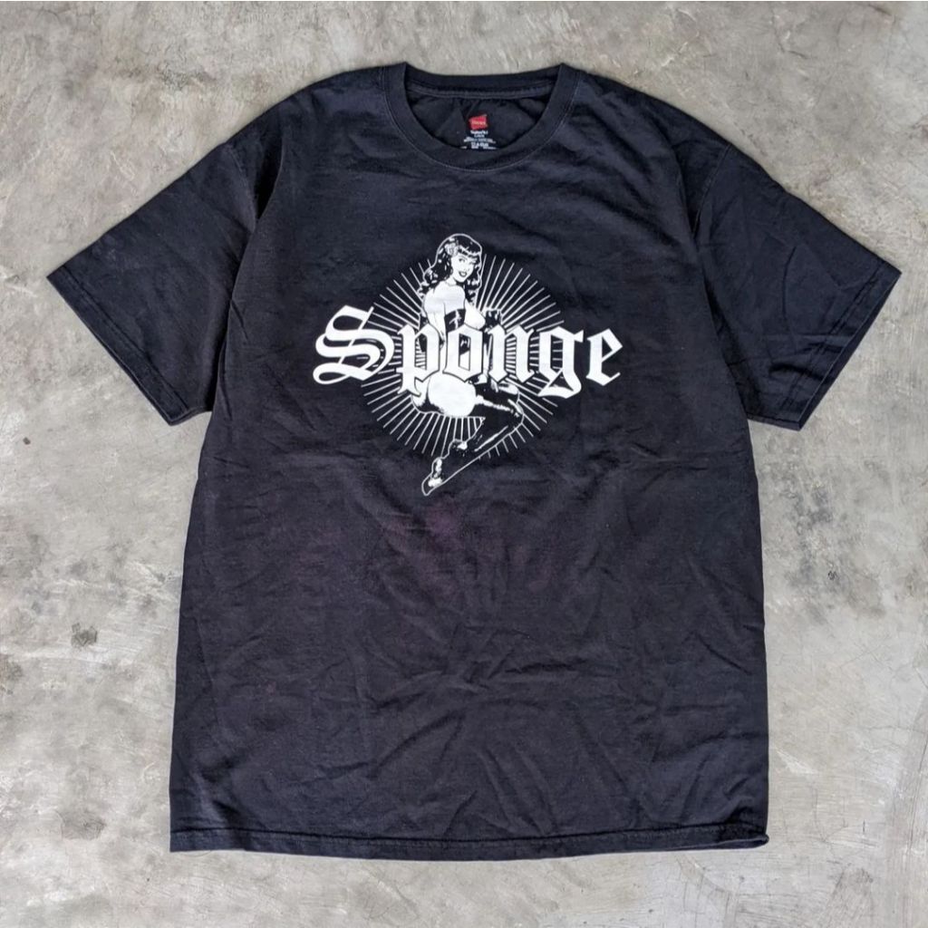 Kaos Band Musik Unisex Pria Wanita Sponge Original Hanes