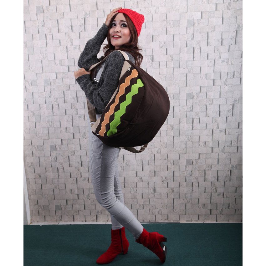 Tas Mordiva Bag Simple Zig-Zag | Tas Backpacks  Tas Bahu Tas Selempang | Tas Multi Fungsi