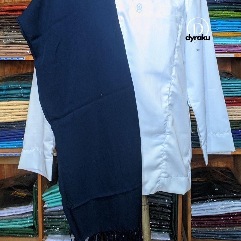 MURAH Sorban Gus Iqdam Sorban Rida Polos Panjang Sorban Sholat Polos Rawis Warna Hitam Putih Lembut