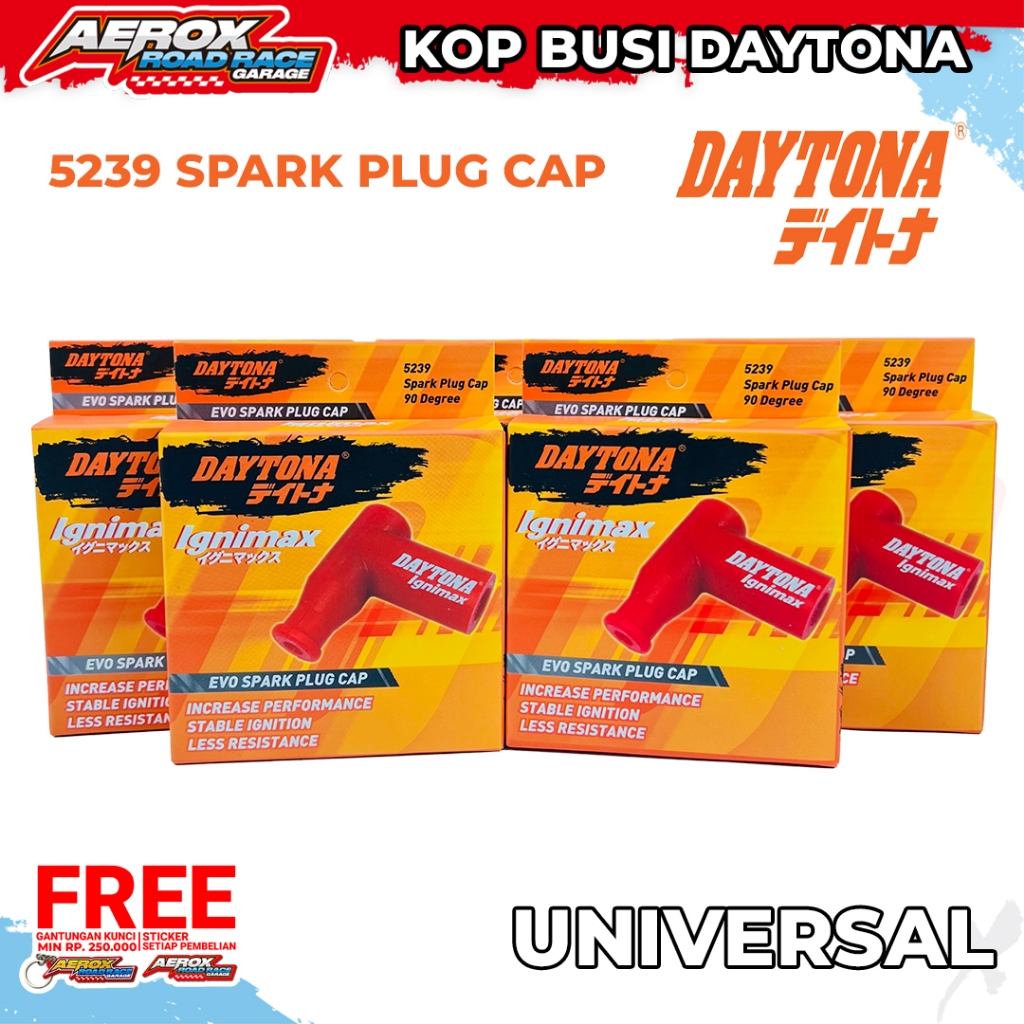 Cangklong KOP Busi EVO SPARK PLUG CAP DAYTONA  Busi Racing Aerox Nmax Lexi Vario Pcx Adv beat genio