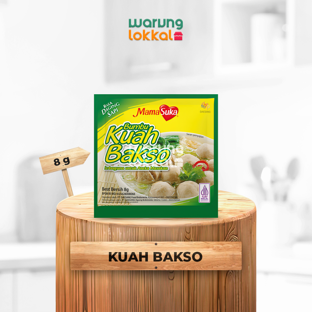 

MamaSuka Bumbu Kuah Bakso 8g - Warung Lokkal