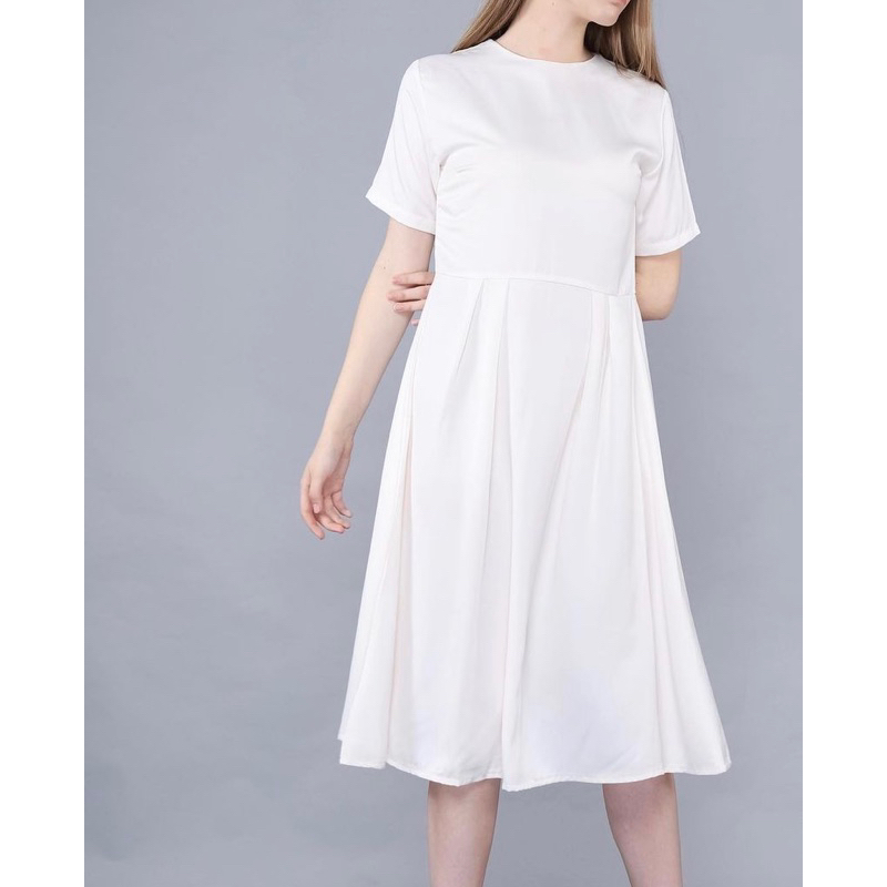 AULIA DRESS | DRESS CASUAL KOREAN MIDI PARTY