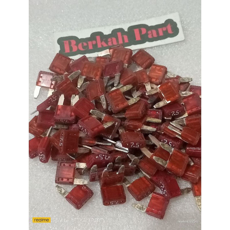 Sikring tancap mini 7,5A motor dan mobil Original