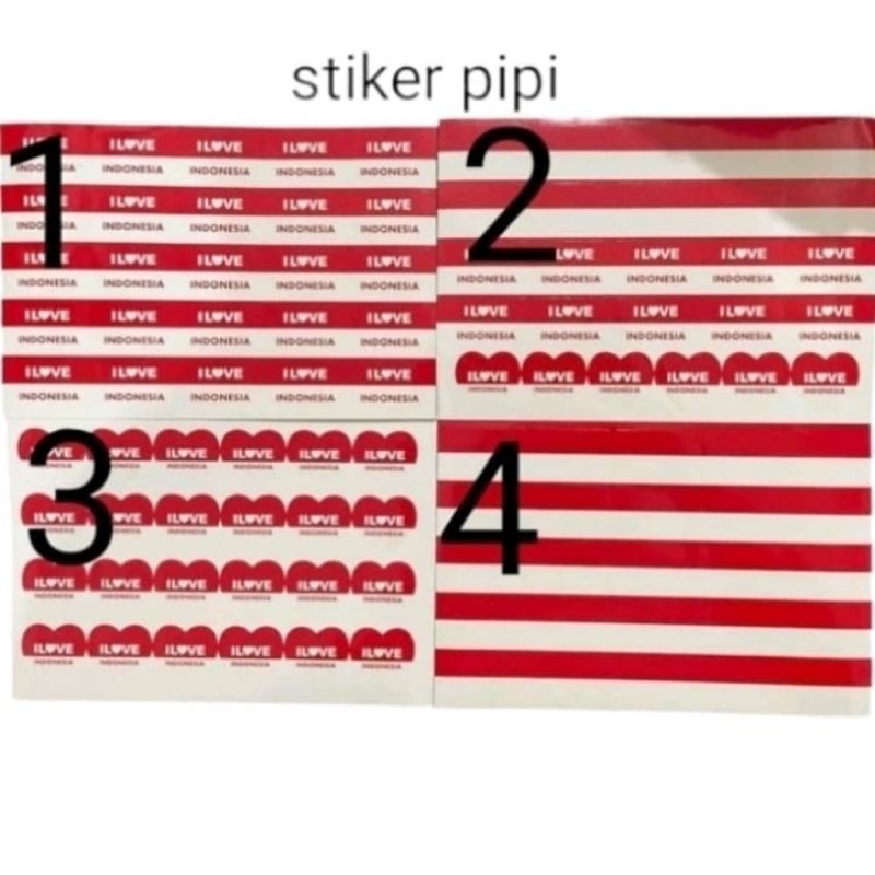 

sticker pipi Merah Putih