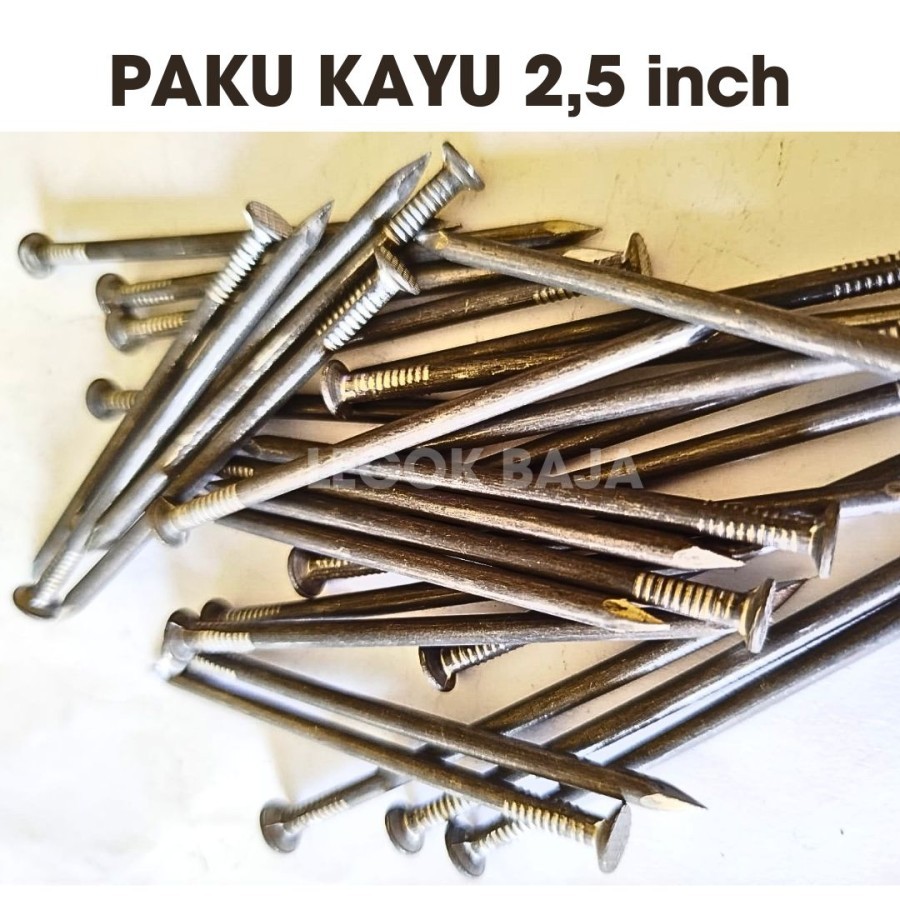 PAKU KAYU 2,5 INCH / PAKU 6CM / PAKU TRIPLEK / PER KG / PER DUS GROSIR