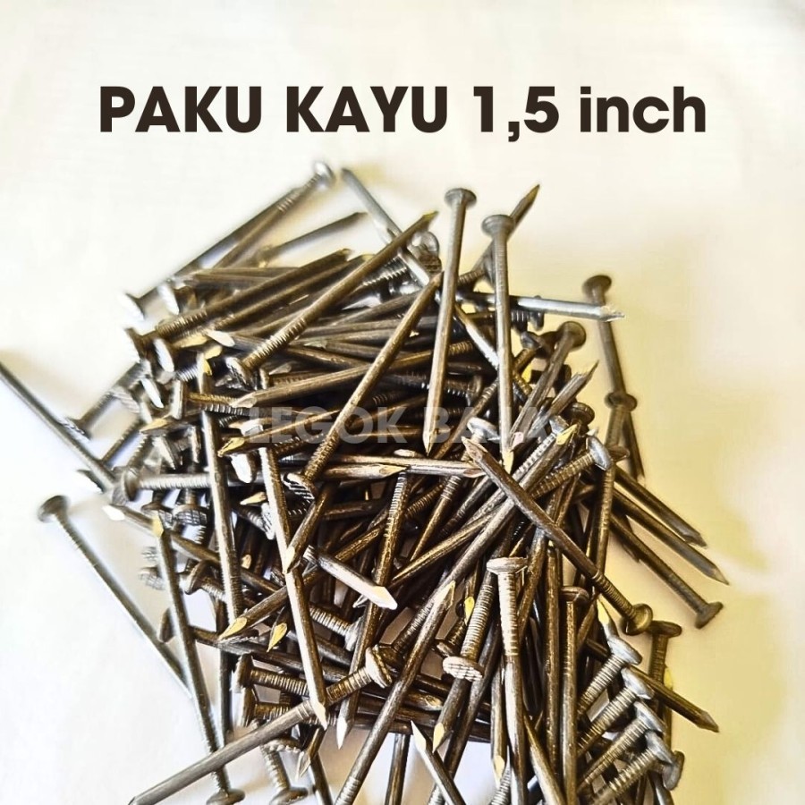 PAKU KAYU 1,5 INCH / PAKU 4CM / PAKU TRIPLEK / PER KG / PER DUS GROSIR