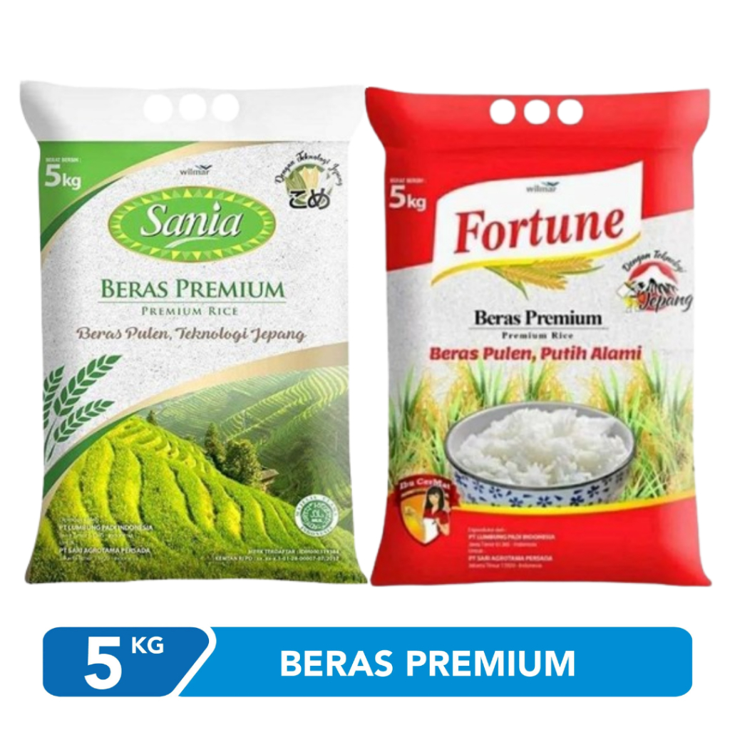 

Beras Premium Pulen Sania/Fortune 5kg