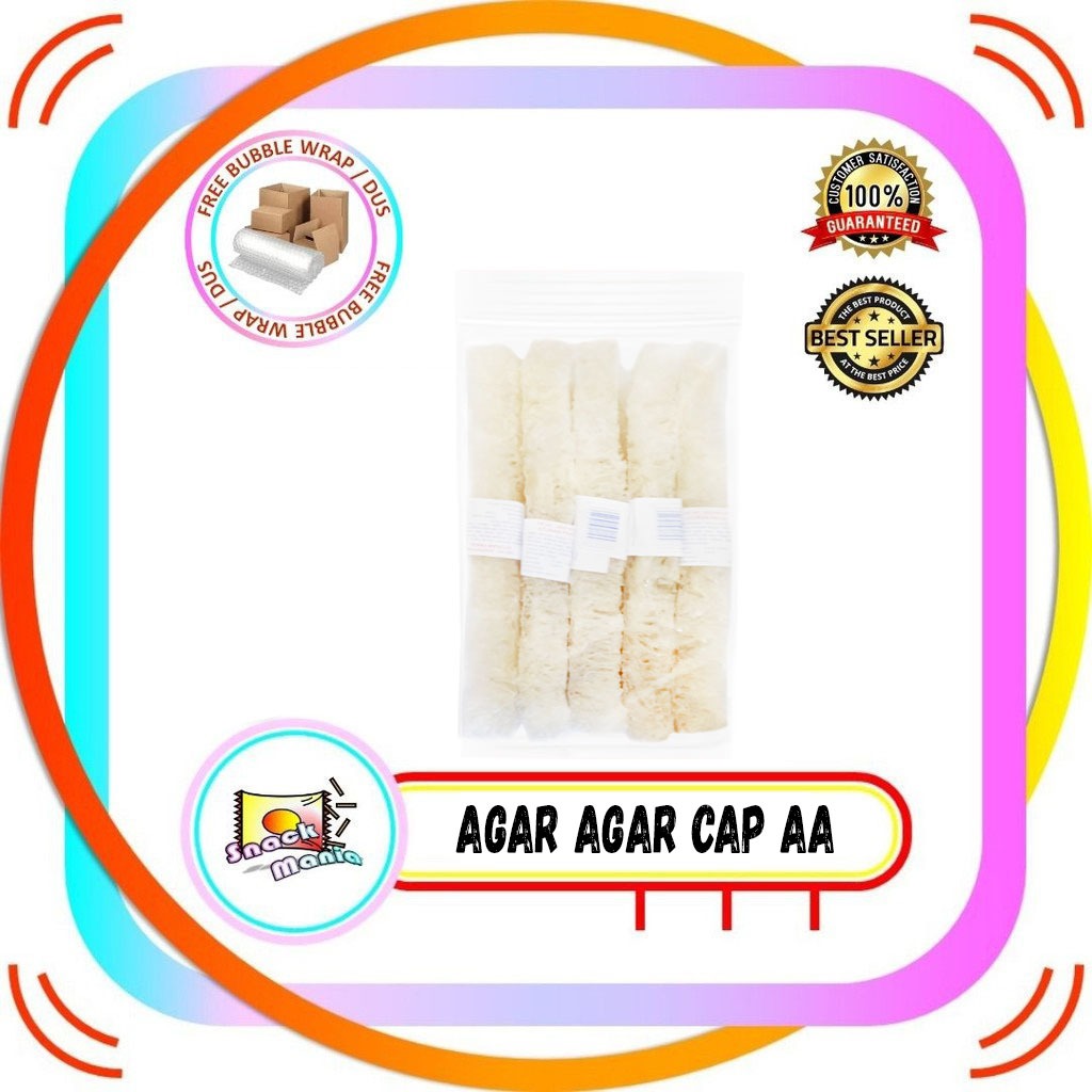 

Agar Agar Natural Batang Cap AA 5 pcs x 6 gr PACK