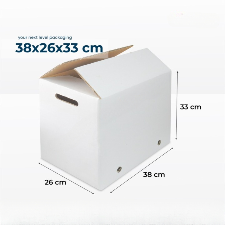 

(3pcs)Box Besar Kemasan File Kantor Box Hampers Packaging Parcel Buah Ukuran 38x26x33cm