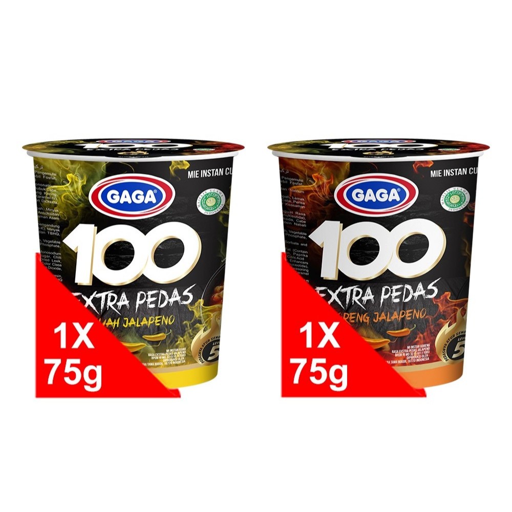 

Gaga Mie Instant Cup All Variant 75gr