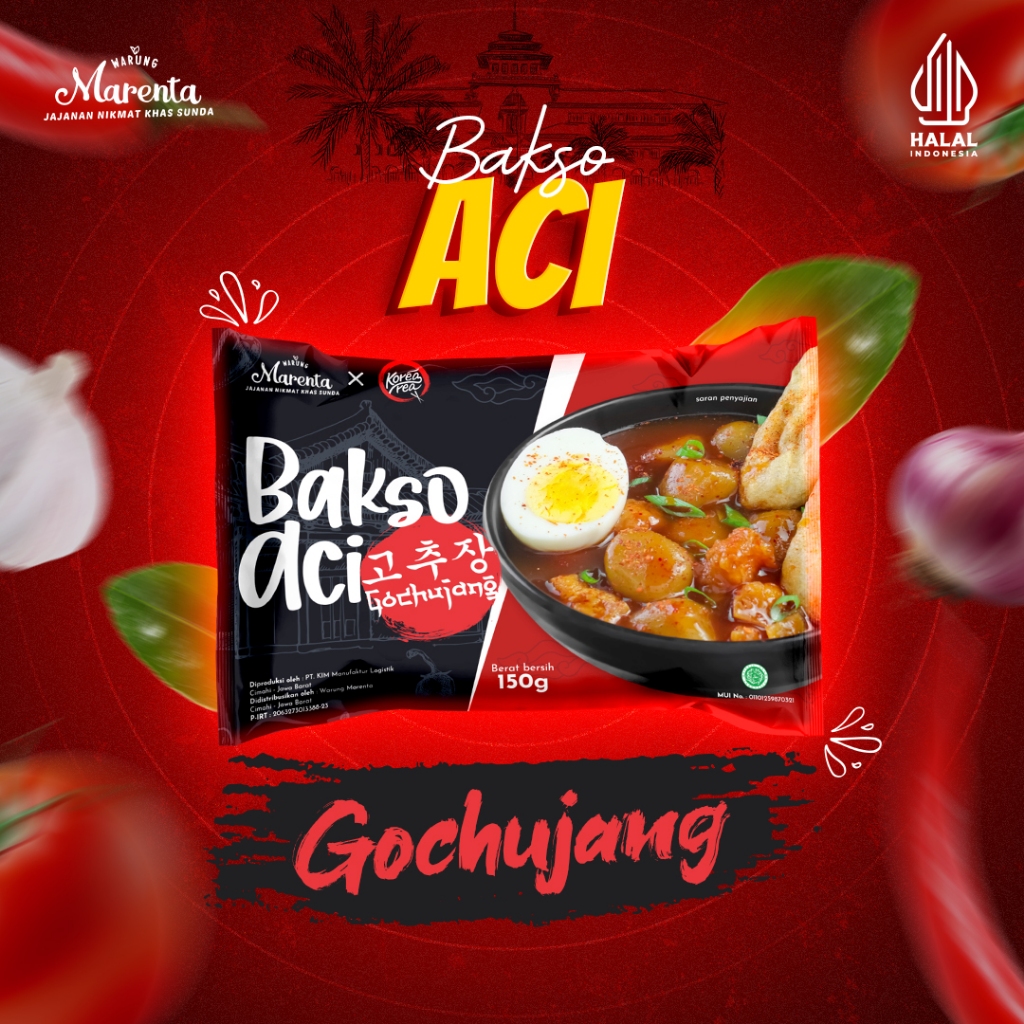 

WARUNG MARENTA X KOREAREA Baso Aci Gochujang (150)