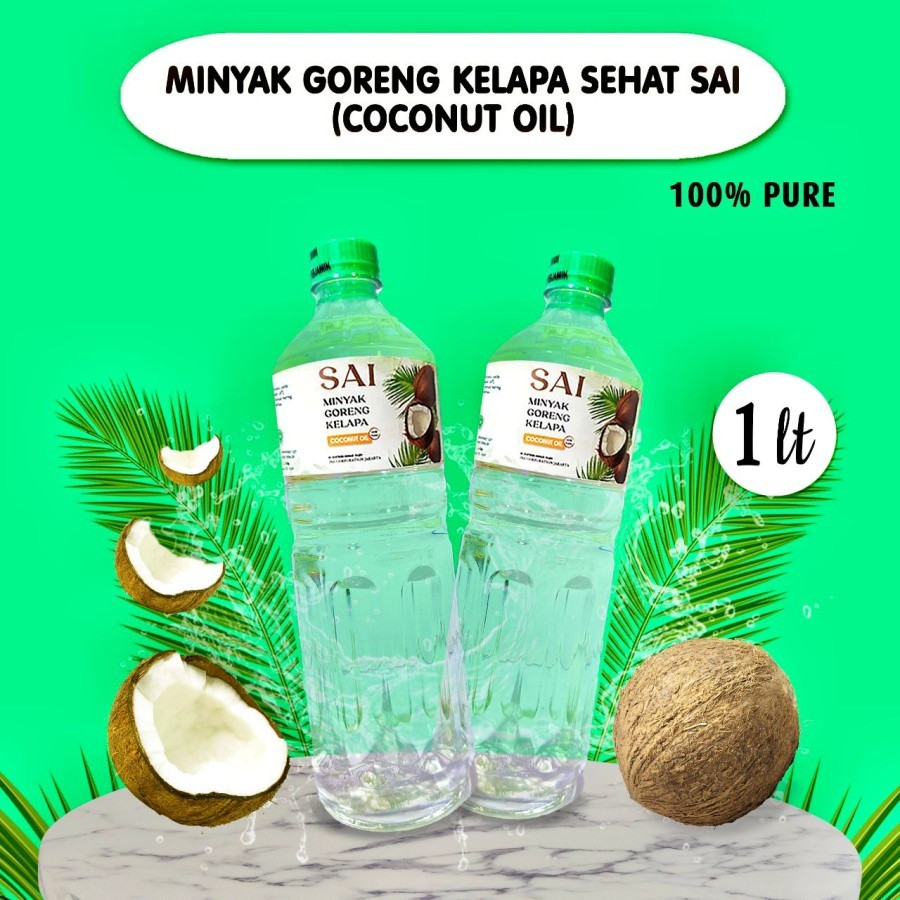 

Minyak Goreng Kelapa SAI 1 Liter (Tutup Hijau)