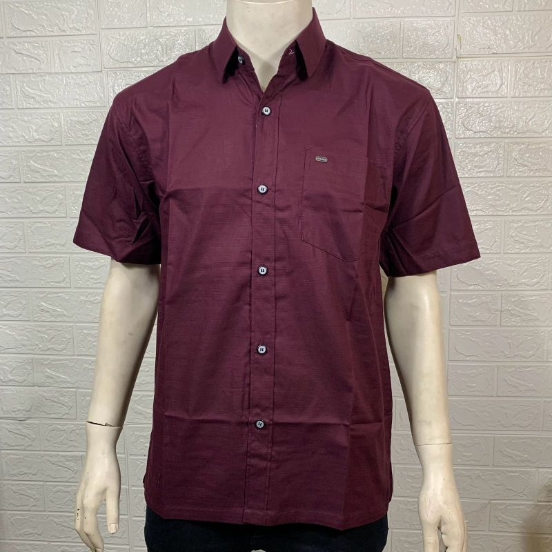 Kemeja Pria Basic lengan pendek 6529