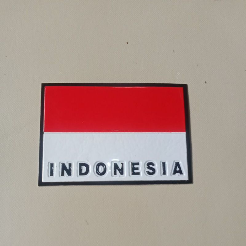 

stiker embos indonesia merah putih