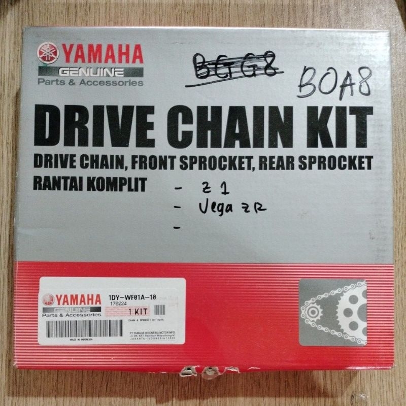 Gear set jupiter Z1 Gir depan