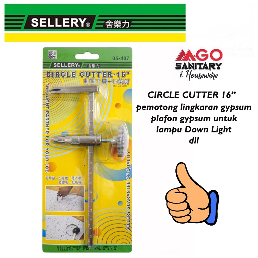 SELLERY CIRCLE CUTTER / PEMOTONG GYPSUM BULAT