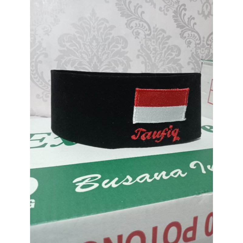 PECI BENDERA PALESTINA DAN PECI BENDERA INDONESIA PECI HITAM POLOS