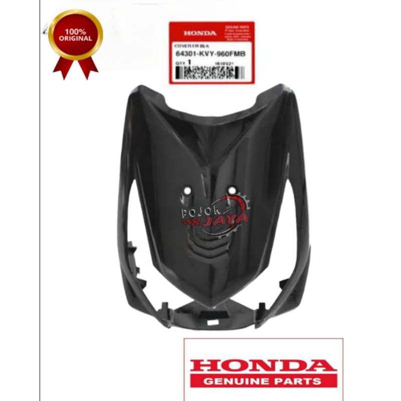 Tameng depan Honda Beat Karbu Original Hitam 64301-KVY-960FMB