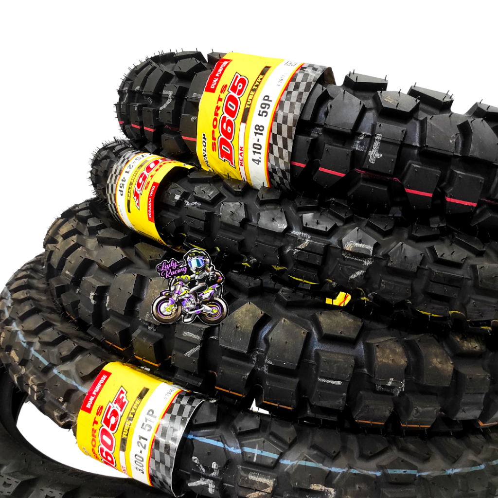 BAN LUAR DUNLOP D605 16 19 18 21 DUAL PURPOSE ON OFF ROAD KLX CRF WR